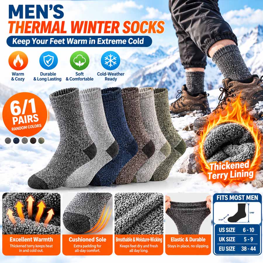 Fishing Socks - Meias de inverno para ciclismo, pesca