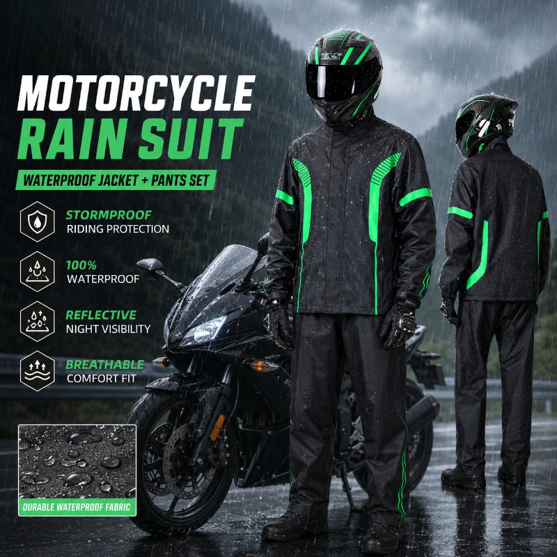 Fishing Rain Suit - Conjunto de Jaqueta e Calças Impermeáveis