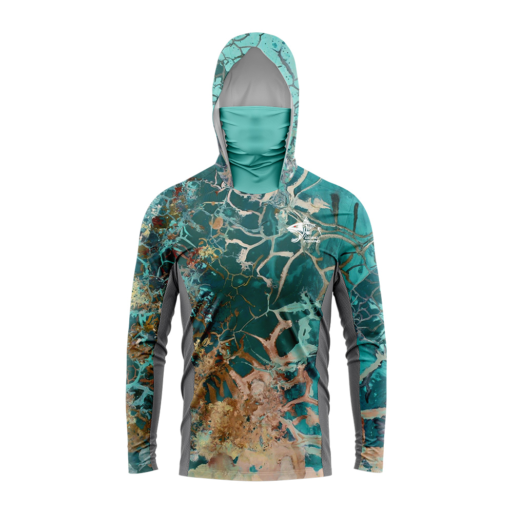 Camisa de Pesca com Capuz UPF5 - Fishing Shirt Uv Protection avaliação e preço