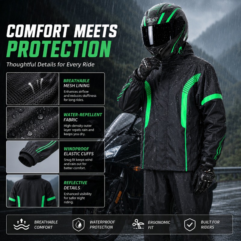 Conjunto de Jaqueta e Calças I - Fishing Rain Suit avaliação e preço
